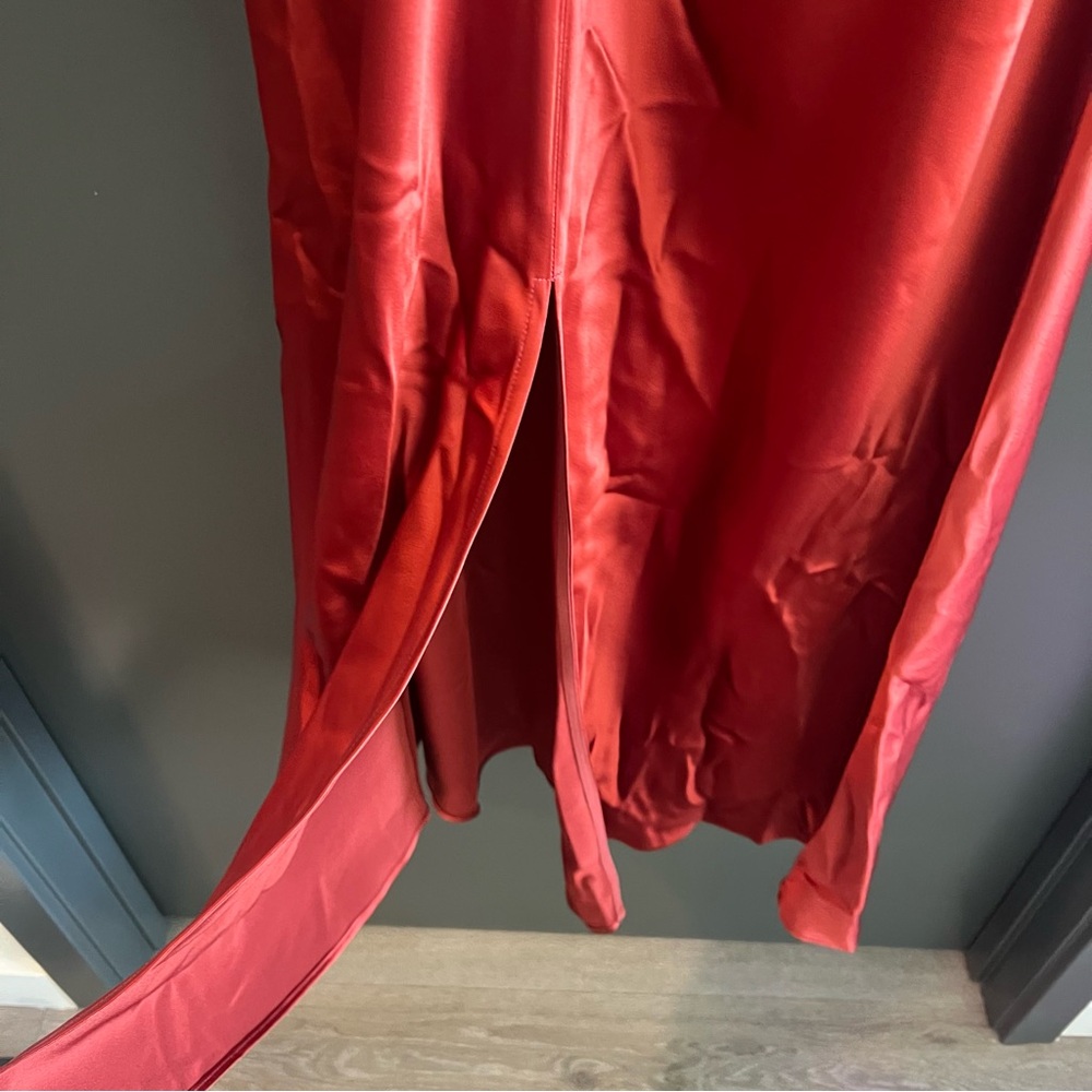 Staud Cadence Maxi Dress in Rust red Size 6 - Picture 10 of 14